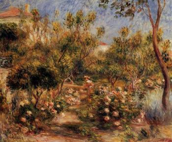 Pierre Auguste Renoir : Young Woman in a Garden, Cagnes